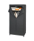 Deep Black Kleiderschrank schwarz 1 Fachboden 75,0 x 50,0 x 160,0 cm