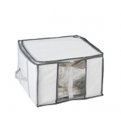 Soft Box S Vakuum-Unterbettkommode perlweißgrau 40,0 x 25,0 x 42,0 cm