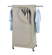 Balance Kleiderschrank beige keine Fachböden 75,0 x 50,0 x 160,0 cm