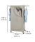 Balance Kleiderschrank beige keine Fachböden 75,0 x 50,0 x 160,0 cm