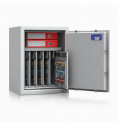 Schlüsseltresor 157007.01 safe4key 102kg lichtgrau mit Doppelbartschloss Stahlblech