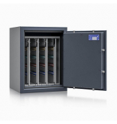 Schlüsseltresor 157008.11 safe4key 107kg grau mit Doppelbartschloss Stahlblech