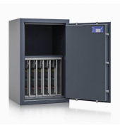 Schlüsseltresor 157009.11 safe4key 117kg grau mit Doppelbartschloss Stahlblech