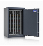 Schlüsseltresor 157011.11 safe4key 130kg grau mit Doppelbartschloss Stahlblech