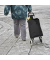 Einkaufstrolley 10029467_46, max. BeLiterastbarkeit bis ca. 10kg # Schloss, außen 30x40x91cm, Stahl, Stoff schwarz