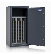 Schlüsseltresor 157015.11 safe4key 150kg grau mit Doppelbartschloss Stahlblech