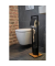 WC-Garnitur Bambusa schwarz Metall