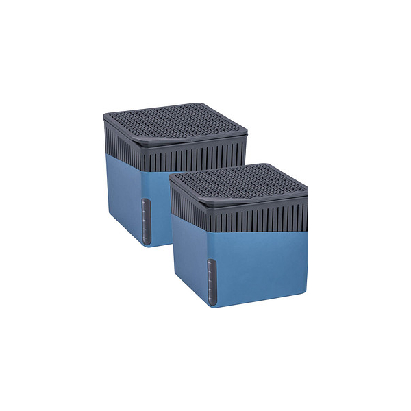 4008838312803 - Raumentfeuchter Cube Blau 500 g 2er Set Luftentfeuchter Blau Kunststoff (abs) blau Calciumchlorid weiß Kunststoff (abs) anthrazit - blau - Wenko 4008838312803 - Raumentfeuchter Cube Blau 500 g 2er Set Luftentfeuchter Blau Kunststoff (abs) blau Calciumchlorid weiß Kunststoff (abs) anthrazit - blau - Wenko