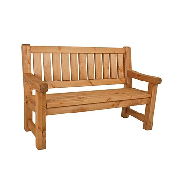 Gartenbank Allgäu 960361 braun Holz 124,0 cm