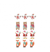 Weihnachtsetikett