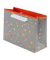 Geschenktasche 46 389 Summer day grey, allgemein, Schleifenband, mit Goldprägung, Summer day grey, 250mm x 180mm
