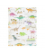Notizbuch 64 839, Dinosauria , wei&szlig;, A5, blanko, 100g, 100 Blatt / 200 Seiten