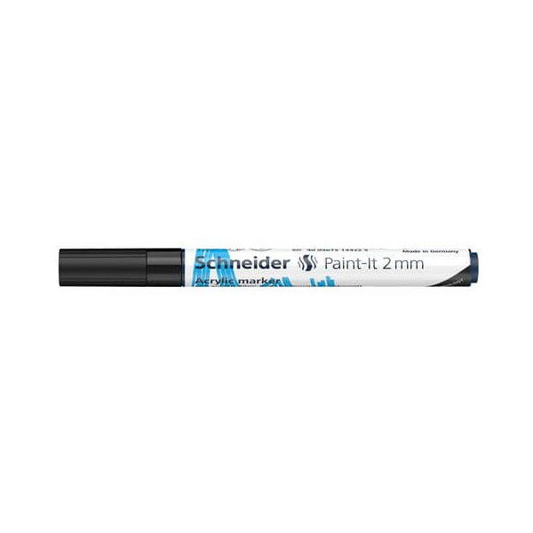 4004675144225 - Acrylmarker Paint-It 310 2mm schwarz 4004675144225 Schneider
