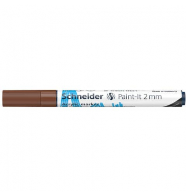 Acrylmarker Paint-It 310 2mm braun
