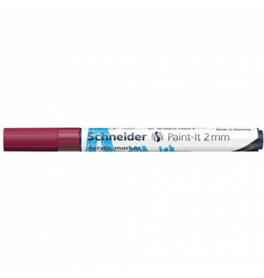 Acrylmarker Paint-It 310 2mm burgund-rot