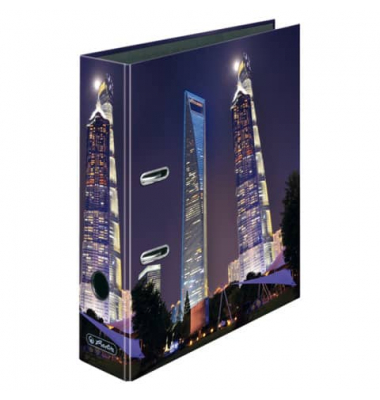 Motivordner maX.file Wolkenkratzer Shanghai Financial Center 50044429, A4 80mm breit