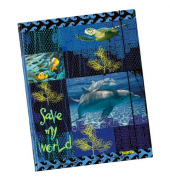 Gummizugmappe Save My World 07912/6, A4 bunt Karton, mit 3 Einschlagklappen
