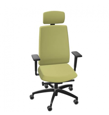 Bürodrehstuhl Drehstuhl, grün/schwarz, mit Armlehnen, bis 150kg