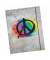 Gummizugmappe Peace 07931/6, A4 bunt Karton, mit 3 Einschlagklappen