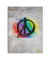 Collegeblock 07929/9 Peace, Peace, kariert / kariert, A4, 90g, grau, 80 Blatt
