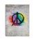 Collegeblock 07929/9 Peace, Peace, kariert / kariert, A4, 90g, grau, 80 Blatt