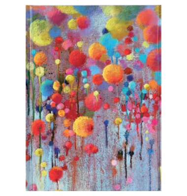 Notizbuch FTNB196, FLAME TREE, bunt, A5, liniert, 80g, 88 Blatt / 176 Seiten