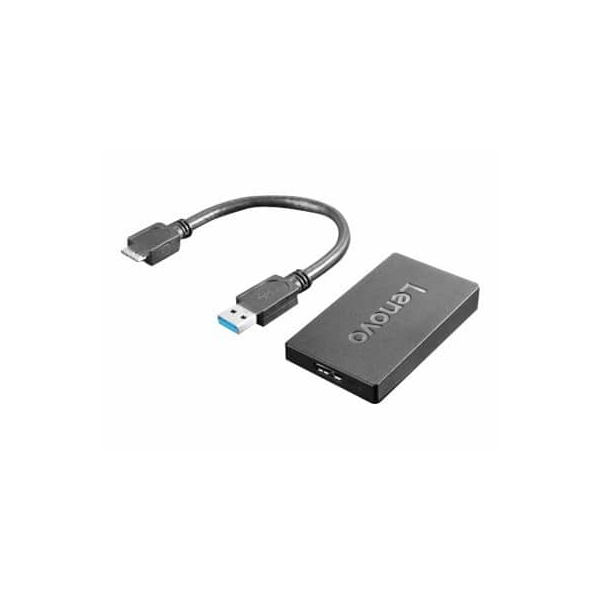 0889561889138 - 4X90J31021 Adapter [1x USB 32 Gen 2 Stecker A​ (USB 31) - 1x DisplayPort Buchse] Schwarz