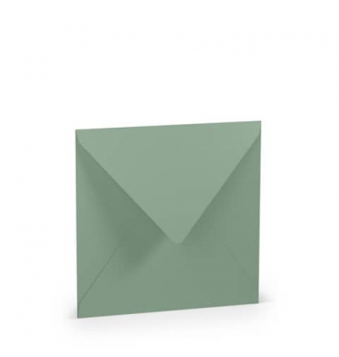 Designbriefumschlag Paperado 1103040067, quadratisch, nassklebend, 100g, eucalyptus