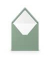 Designbriefumschlag Paperado 1103040067, quadratisch, nassklebend, 100g, eucalyptus
