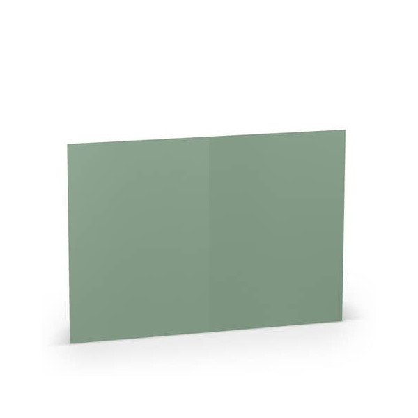 10 Stück Rössler Blanko-Grußkarten Kartenpack 1103070067 A5 220g planliegend eucalyptus 4014970206399 Rössler 5 Stück