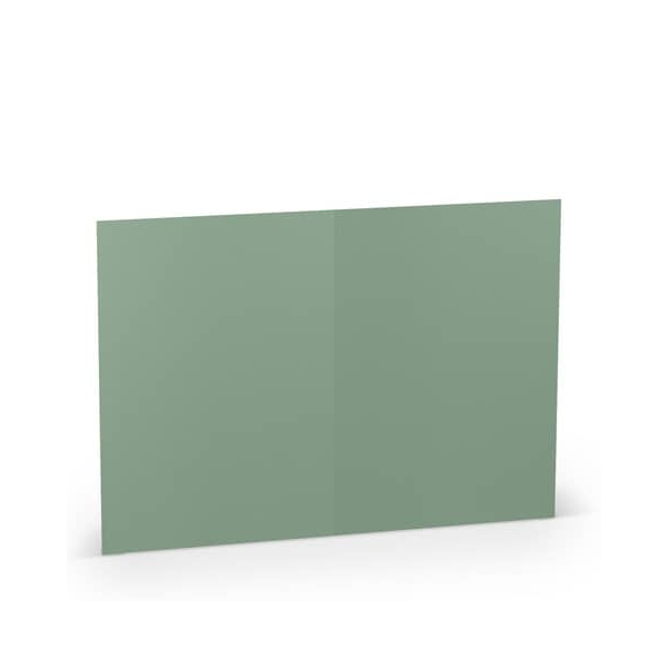 10 Stück Rössler Blanko-Grußkarten 1103072067 DIN B6  Hoch doppelt 220g planliegend eucalyptus 4014970206412 Rössler 5 Stück
