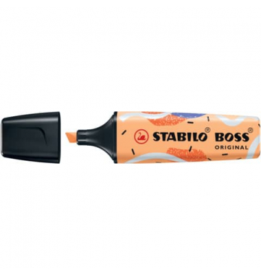 Textmarker STABILO BOSS ORIGINAL by Ju Schnee, 70/125-101, orange, 2-5mm Keilspitze