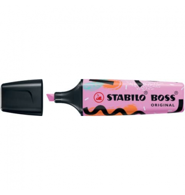 Textmarker STABILO BOSS ORIGINAL by Ju Schnee, 70/158-101, fuchsie, 2-5mm Keilspitze