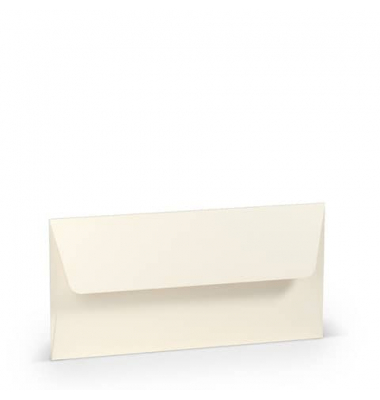 Briefumschlag 16400212 Din Lang ohne Fenster nassklebend 100g ivory