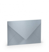 Designbriefumschlag 16402080, B6, nassklebend, 100g, silber