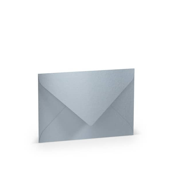 50 Stück Rössler Designbriefumschlag Paperado 16402080, B6, nassklebend, 100g, silber 4014969227657 Rössler
