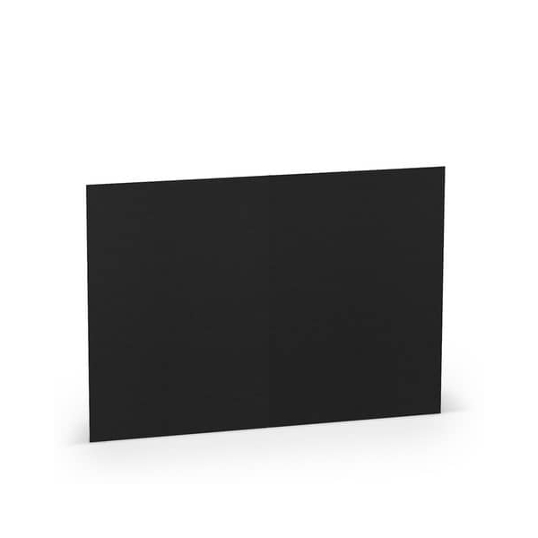 100 Stück Rössler Blanko-Grußkarten 16407070 A5 105mm x 148mm (BxH) 220g schwarz 4014969240823 Rössler