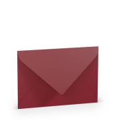 Designbriefumschlag Paperado 1103020072, B6, nassklebend, 100g, rosso