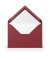 Designbriefumschlag Paperado 1103020072, B6, nassklebend, 100g, rosso