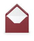 Designbriefumschlag Paperado 1103020072, B6, nassklebend, 100g, rosso