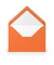 Designbriefumschlag Paperado 1103020021, B6, nassklebend, 100g, orange