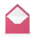 Designbriefumschlag 1103020154, B6, nassklebend, 100g, fuchsia
