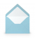 Designbriefumschlag 1103020124, B6, nassklebend, 100g, aquablau