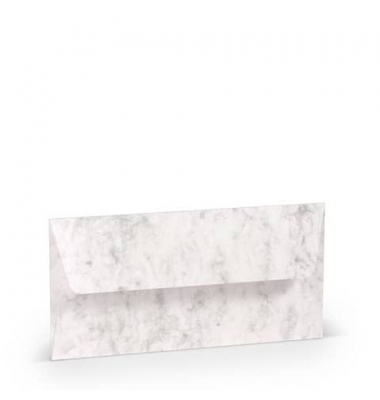 Briefumschlag 1103002014 Din Lang ohne Fenster nassklebend 100g grau marmora
