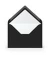 Designbriefumschlag Paperado 1103020070, B6, nassklebend, 100g, schwarz