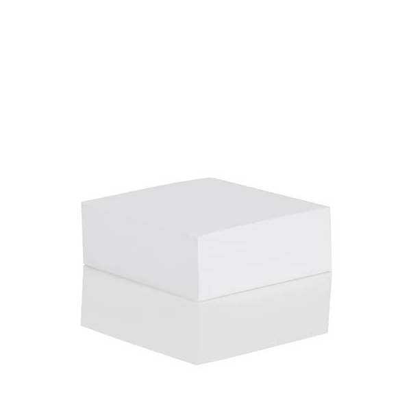 4 Stück Rössler Zettelklotz 1312452000, Soho, 95x95mm, lose, weiß, Papier, 250 Blatt 4014969348468 Rössler 250 Blatt