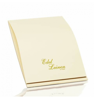 Briefblock 2003705802 Edelleinen, ohne, Lineatur 20 / blanko, A4, 100g, beige, 40 Blatt