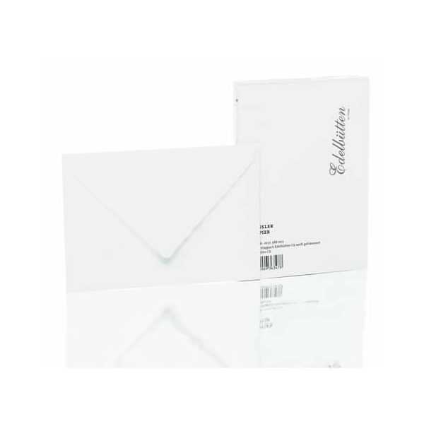 10 Stück Rössler Briefumschlag 2031388003, C6, ohne Fenster, nassklebend, 100g, weiß 4014969363478 Rössler 10 Stück