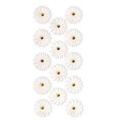9400-143 Einzelblüten weißgb.