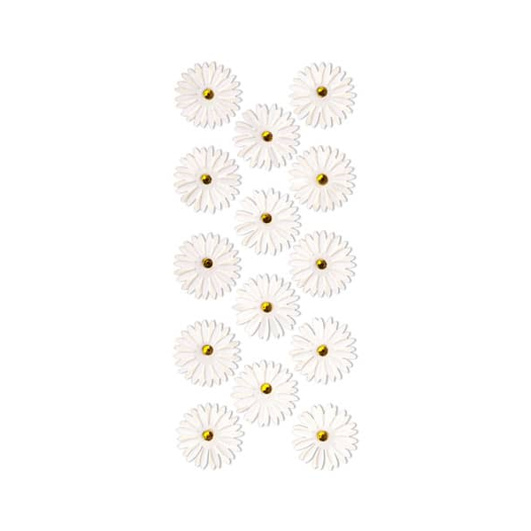 6 Stück Rössler 9400-143 Einzelblüten weißgb. 4014969365441 Rössler 14 Stück